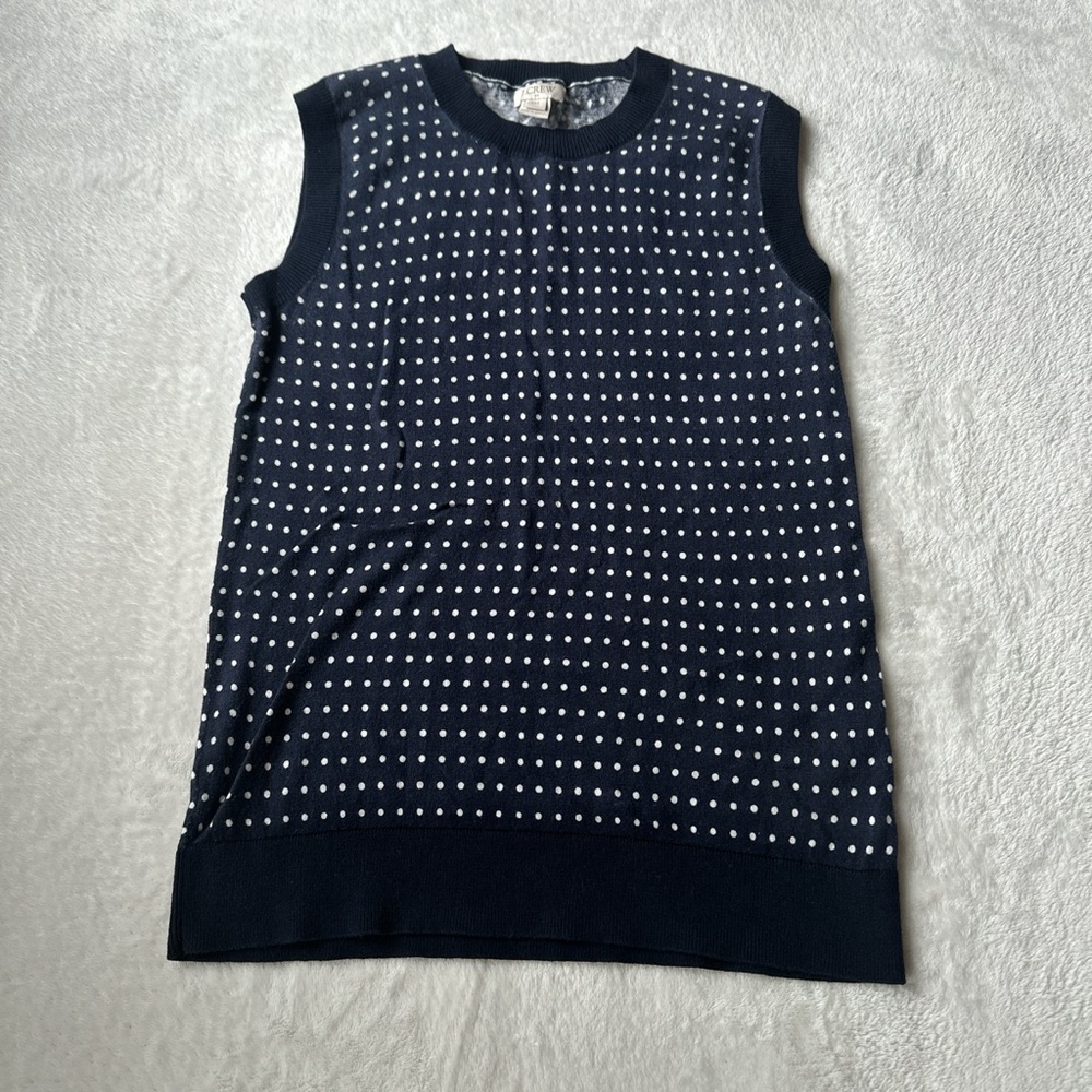 J. Crew polka dot top
